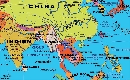 detail 3 of MEGA XXL - Welt politisch mit farbigen Staaten (handgezeichtet)