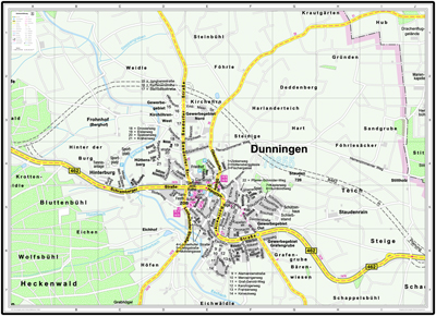 preview one of Wenschow Schulumgebungskarte PLZ 78655 Dunningen