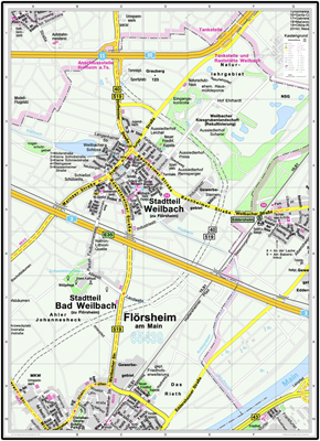 preview one of Wenschow Schulumgebungskarte PLZ 65439 Flörsheim am Main