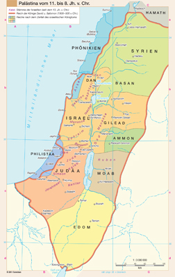 preview one of Palästina vom 11. bis 8. Jh. v. Chr.
