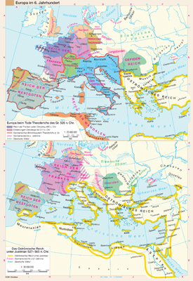 preview one of Europa im 6. Jahrhundert