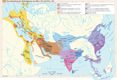 preview one of Die Ausbreitung der Weltreligionen von 600 v. Chr. bis 610 n. Chr.