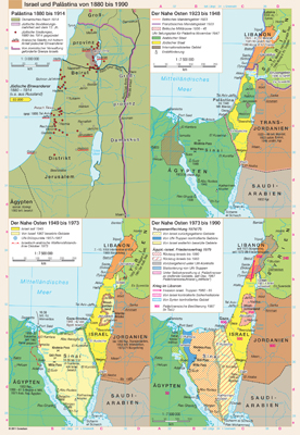 preview one of Israel und Palästina von 1880 bis 1990