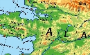 detail 3 of XXL/1,80 Meter - Alaska - Hawaii physisch, Relief-Optik, laminiert