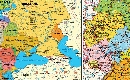 detail 3 of XXL 7 Karten in einer! - Die Erde, Europa u. Deutschland pol.