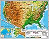 XXL/1,80 Meter - USA physisch, Relief-Optik, laminiert