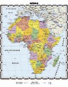 XXL Afrika politisch by Wenschow