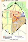 Die Pfalz zu Aachen um 800