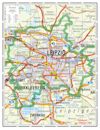 Wenschow Schulkreiskarte LK Leipzig (Kreisfreie Stadt)