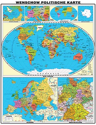 preview one of Die Erde, Europa und Deutschland politisch