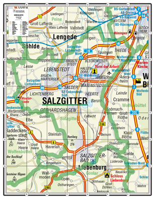 preview one of Wenschow Schulkreiskarte LK Salzgitter (Kreisfreie Stadt)