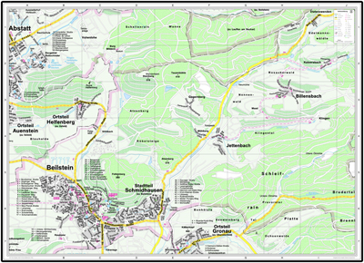 preview one of Wenschow Schulumgebungskarte PLZ 71717 Beilstein