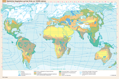preview one of Natrliche Vegetation auf der Erde vor 18000 Jahren