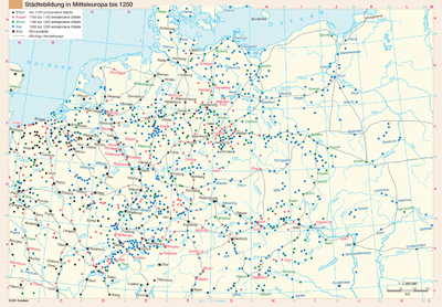 preview one of Stdtebildung in Mitteleuropa bis 1250