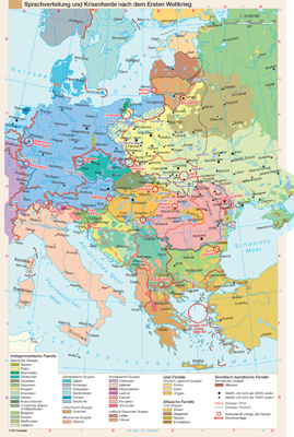 preview one of Sprachverteilung und Krisenherde nach dem Ersten Weltkrieg