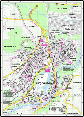 preview one of Wenschow Schulumgebungskarte PLZ 84489 Burghausen